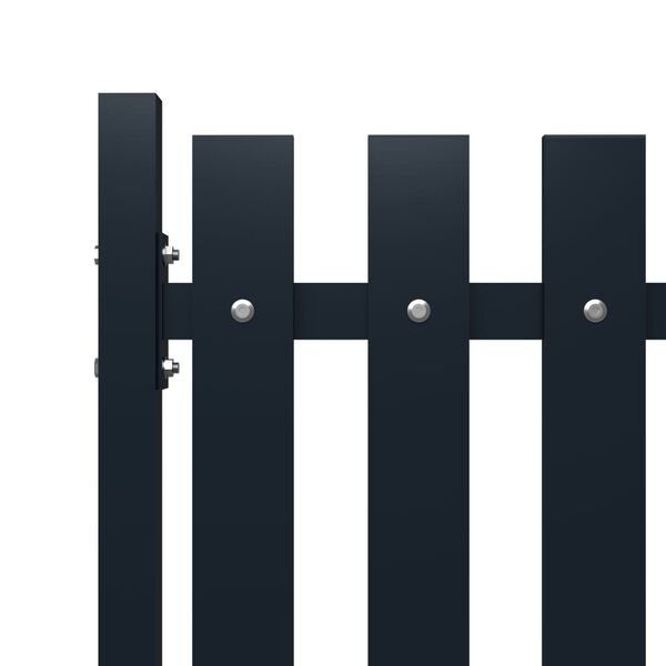 vidaXL Fence Panel Anthracite 70.1" x 29.5" Powder-coated Steel