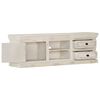 vidaXL TV Stand White Solid mango wood, engineered wood Medium TV Stand
