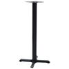 vidaXL Bistro Table Leg Black Cast iron Medium Industrial
