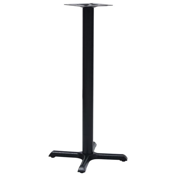 vidaXL Bistro Table Leg Black Cast iron Medium Industrial