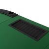 vidaXL Poker Table Green and Black MDF, polyester, artificial leather, steel
