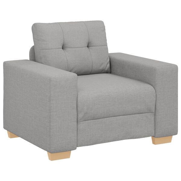 vidaXL Sofa Set Gray fabric