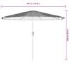 vidaXL Garden Parasol Green