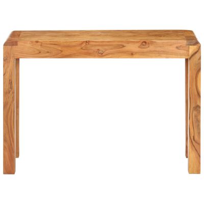 vidaXL Console Table 43.3"x15.7"x29.9" Solid Acacia Wood in Sheesham Finish
