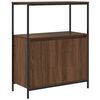vidaXL Bathroom Cabinet Brown Oak Engineered wood Medium Adjustable Feet