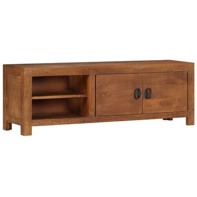 vidaXL TV Stand 47.2"x11.8"x15.7" Solid Wood Mango