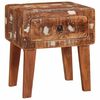 vidaXL End Tables Brown 15.75 x 12.60 x 18.11 in Solid Reclaim Wood