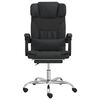 vidaXL Massage Office Chair Black Faux leather, metal, plywood Standard