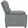 vidaXL Massage Chair Dark Gray Fabric