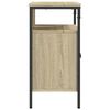 vidaXL Bathroom Sink Cabinet Sonoma oak Engineered wood Medium