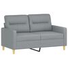 vidaXL Sofa Set Light Grey