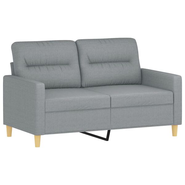 vidaXL Sofa Set Light Grey