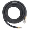vidaXL Hybrid Air Hose Black 0.6" 32.8' Rubber and PVC