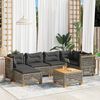 vidaXL Garden Sofa Set Grey