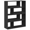 vidaXL Room Divider Black Engineered wood 39.4 x 13.0 x 49.4 in
