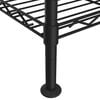 vidaXL 3-Tier Storage Rack 23.6x13.8x29.9" Black 330.7 lb