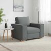 vidaXL Sofa Chair Dark Grey 23.6 " Fabric