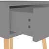 vidaXL Bedside Cabinet Set of 2 Grey Engineered wood Medium