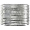 vidaXL Patio Raised Bed Galvanized Steel 249x100 x 26.8 " Silver