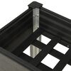 vidaXL Garden Raised Bed Gray Wood Plastic Composite Large Durable