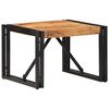 vidaXL Coffee Table Natural Wood Solid Acacia Wood 19.7x19.7x13.8 in