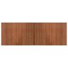 vidaXL Rug Brown Bamboo, Polypropylene 27.6 x 78.7 in Durable Rug