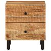vidaXL Bedside Cabinet Natural wood Solid Acacia Wood