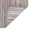 vidaXL Outdoor Rug Brown Polypropylene 63 x 90.6 in Outdoor Rug