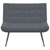 vidaXL Bench Dark Grey Velvet, Metal, Plywood 43.3 in x 29.1 in x 33.1 in