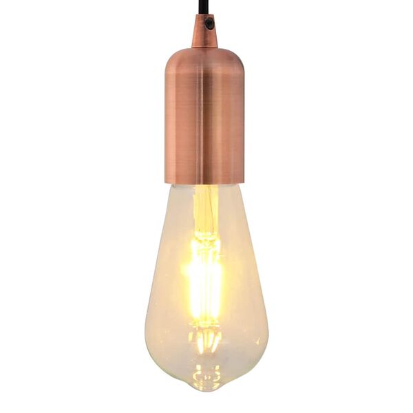 vidaXL Lamp Holder Red Bronze Aluminum Standard Durable Lamp Holder