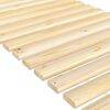 vidaXL Bed Slat Natural Pine Solid Pine Wood Twin Breathable Design