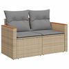 vidaXL Garden Sofa Set Beige