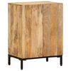 vidaXL Sideboard Natural Mango Wood Solid Mango Wood Standard Sideboard