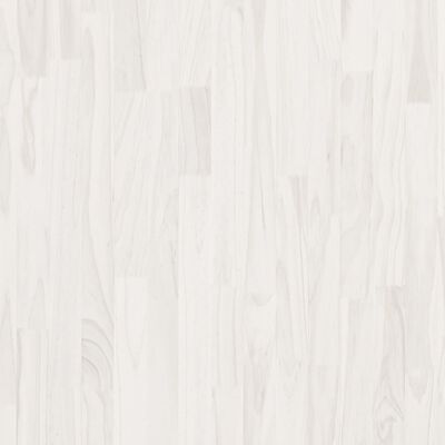 vidaXL High Cabinet White 31.5"x11.8"x82.7" Solid Pine Wood