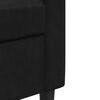 vidaXL Sofa Chair Black 23.6 " Velvet