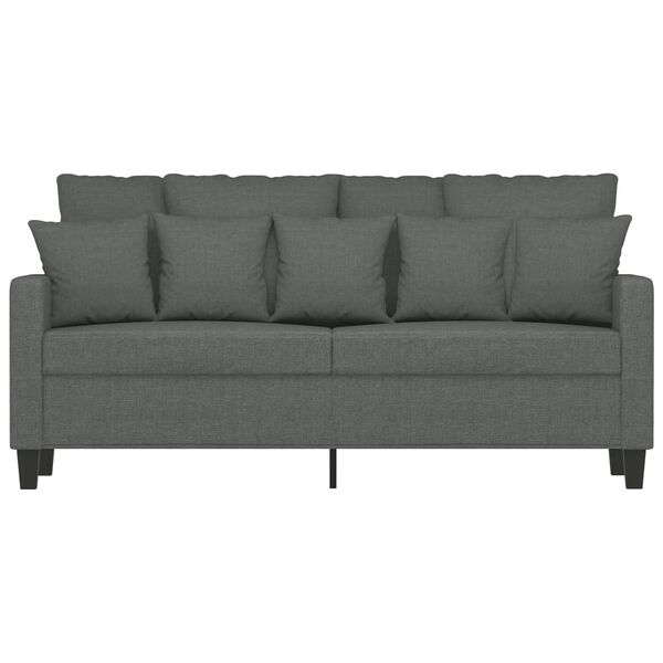 vidaXL 2-seater Sofa Dark Grey