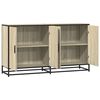 vidaXL Sideboard Sonoma oak Engineered wood and metal Sideboard