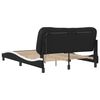vidaXL Bed Frame Black and White