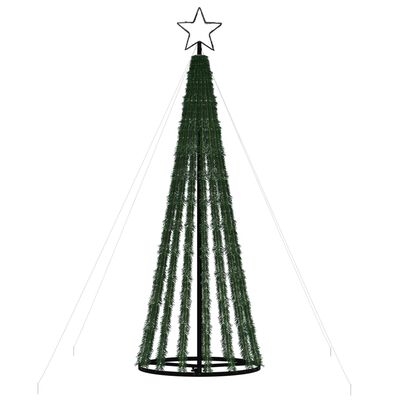 vidaXL Christmas Tree Light Cone 275 LEDs Warm White 70.9"