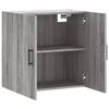 vidaXL Wall Cabinet Grey Sonoma Engineered Wood Medium Wall Cabinet