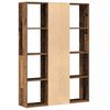 vidaXL Room Divider/Book Cabinet Old Wood 39.4x9.4x55.1" Engineered Wood