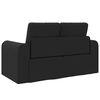 vidaXL Sofa Bed Black 148 x 71 x 83 cm fabric