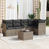 vidaXL Garden Sofa Set Grey