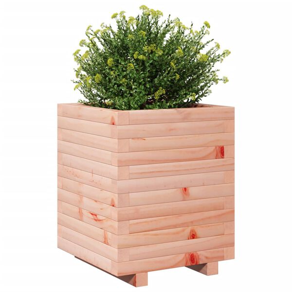 vidaXL Garden Planter Natural wood Solid Douglas Fir wood Medium