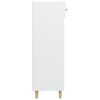 vidaXL Shoe Cabinet White Engineered Wood Medium Shoe Cabinet