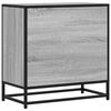 vidaXL Bedside Cabinet Gray Sonoma Engineered wood Medium