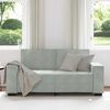 vidaXL 2-seater Sofa Light Grey