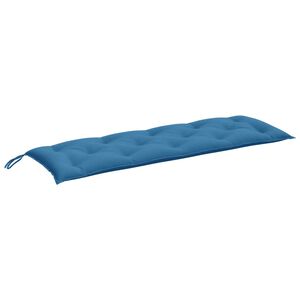 vidaXL Garden Bench Cushion Melange Blue Fabric (100% polyester)