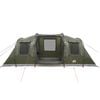 vidaXL Family Tent Tunnel 6-Person Olive Green Waterproof