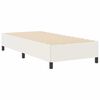 vidaXL Bed Frame Cream 39.4" x 78.7" Corduroy fabric